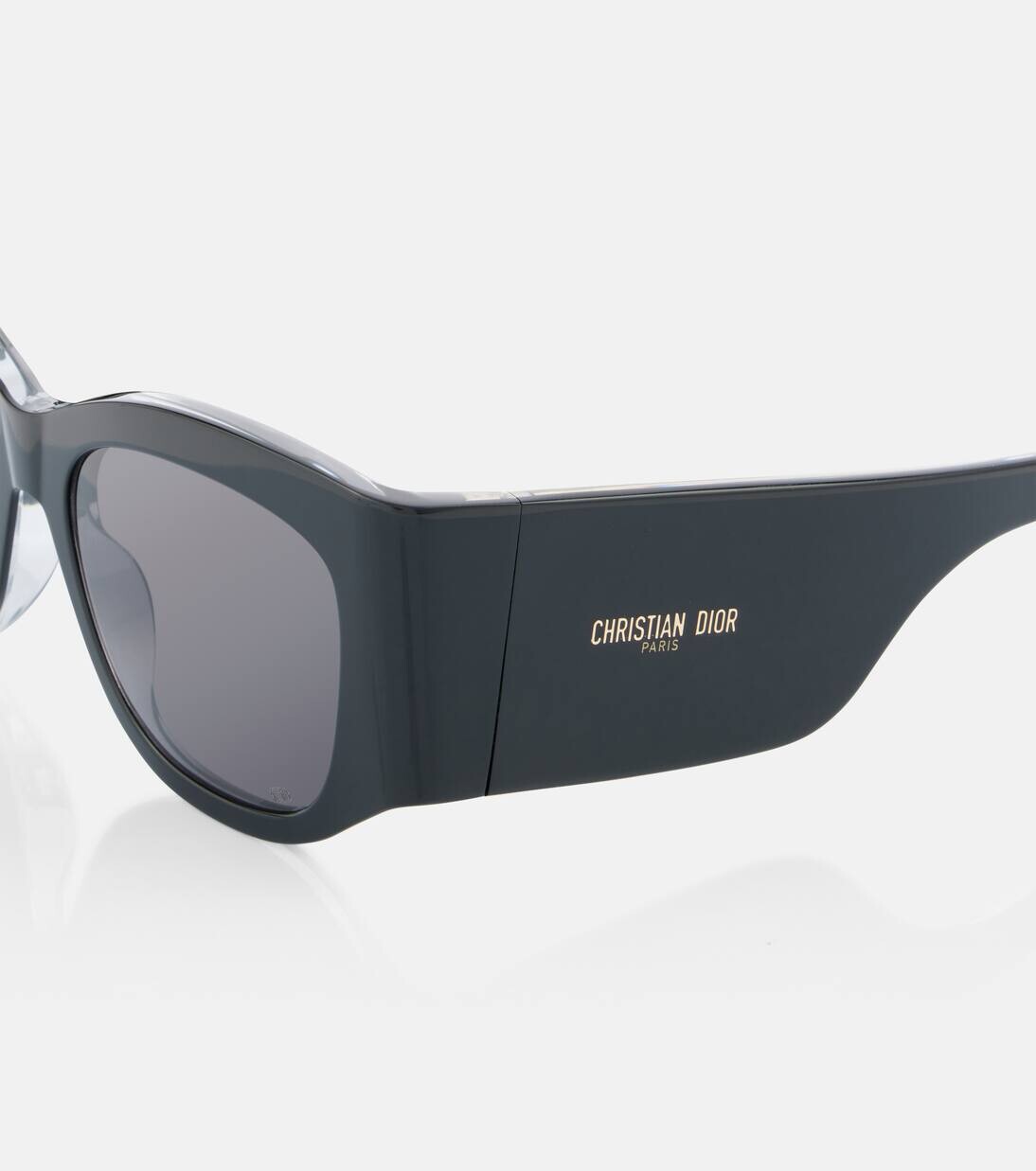 Солнцезащитные очки Diornuit S1I большого размера Dior Eyewear, черный — фото 2