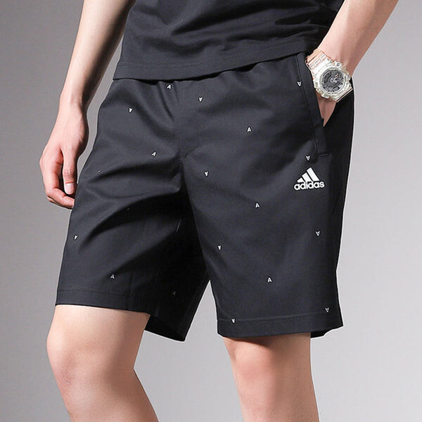 Шорты shorts dots casual sports woven breathable black Adidas, черный — фото 3