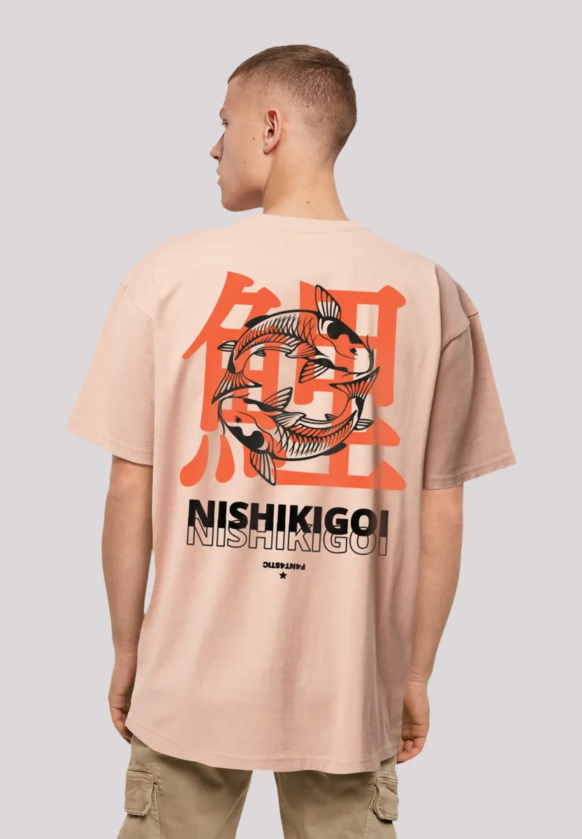 

Футболка F4NT4STIC "Nishikigoi Koi Japan Graphic", принт, цвет Amber