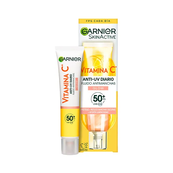 

УФ-флюид с эффектом ежедневного сияния Spf50+ Vitamina C Garnier, 40 ml