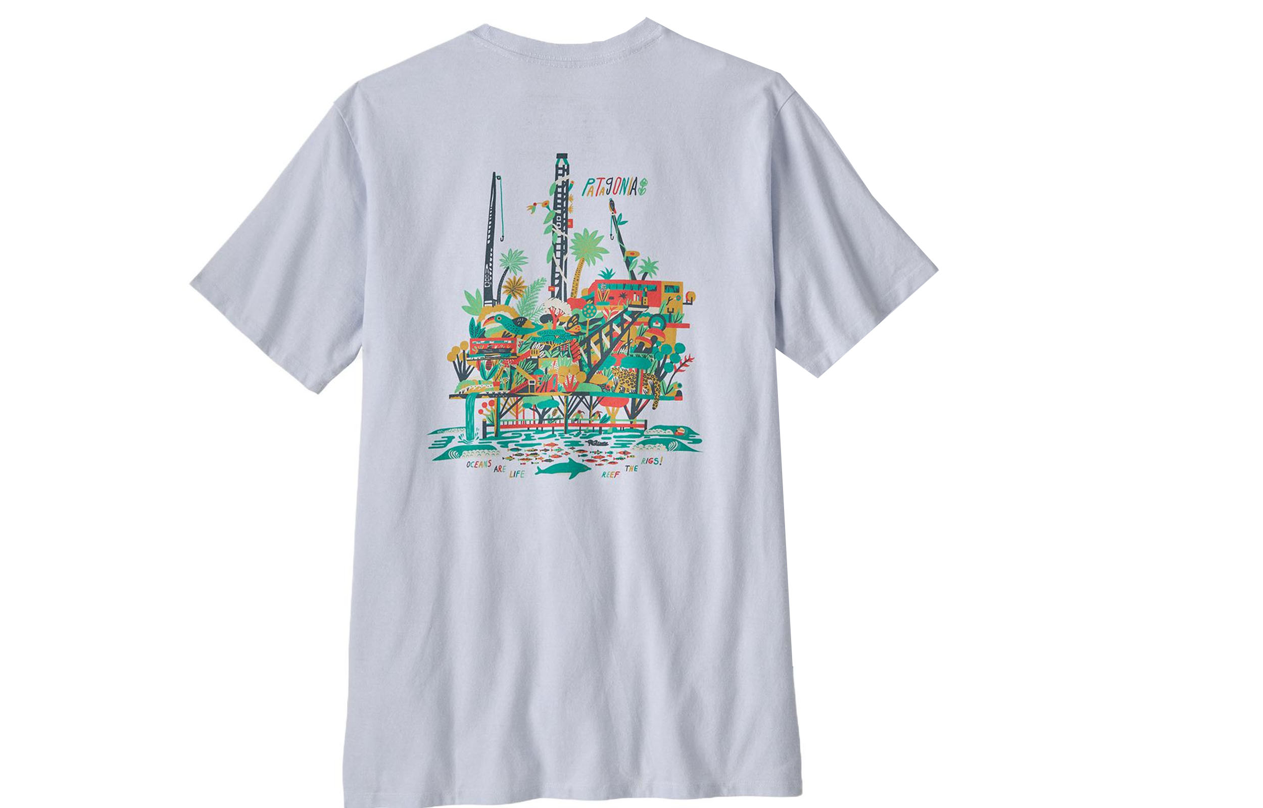 

Футболка Patagonia Responsibili Tee, синий/TIBD