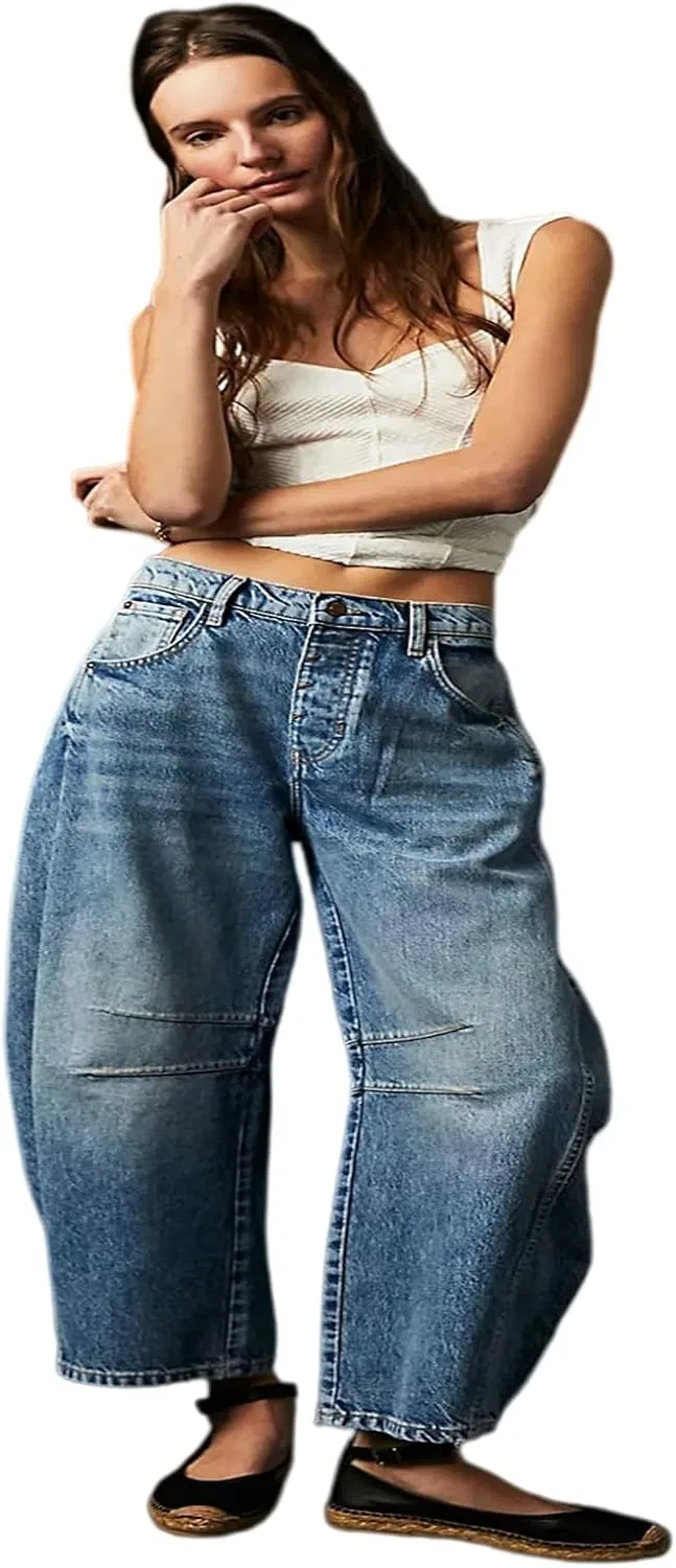Джинсы Barrel Jeans, Синий