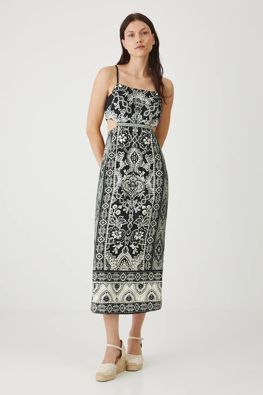 

Платье с добавлением льна Medicine, черный