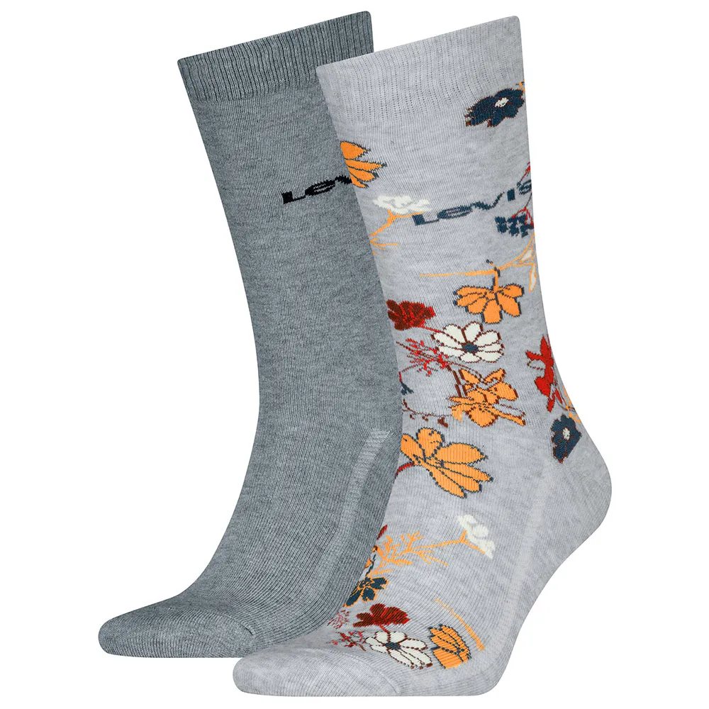 

Носки 2 шт Levi's Reg Cut Flower, серый