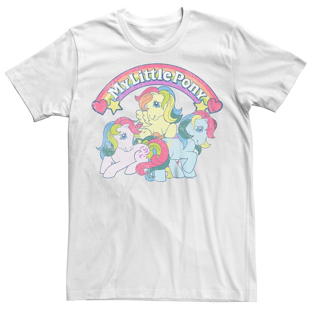 

Мужская футболка My Little Pony Rainbow Friends Licensed Character, белый