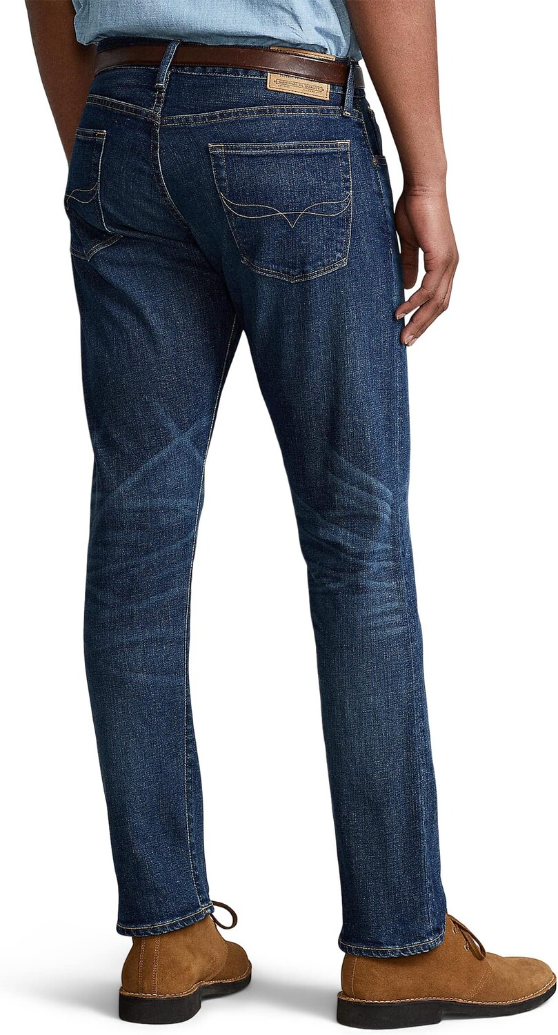 Джинсы Varick Slim Straight Jeans Polo Ralph Lauren, цвет Rockford Medium — фото 2