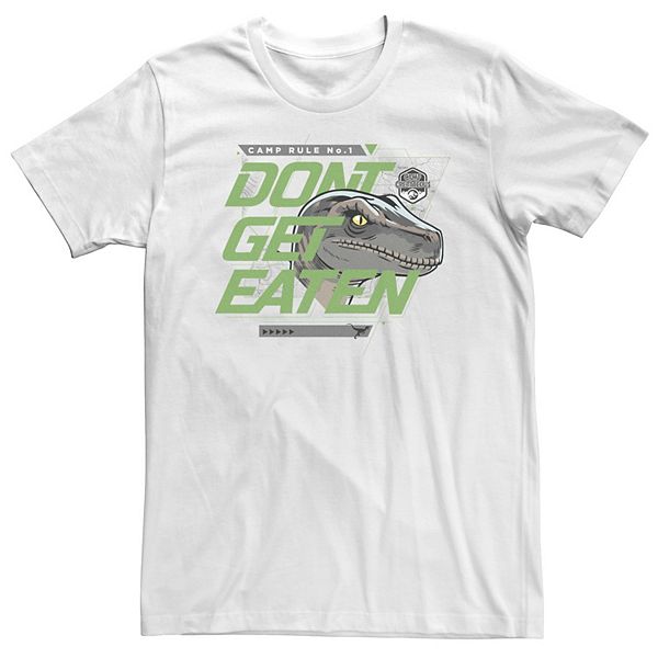 

Футболка Big & Tall Jurassic World: Camp Cretaceous Rule 1 Don't Get Eaten Licensed Character