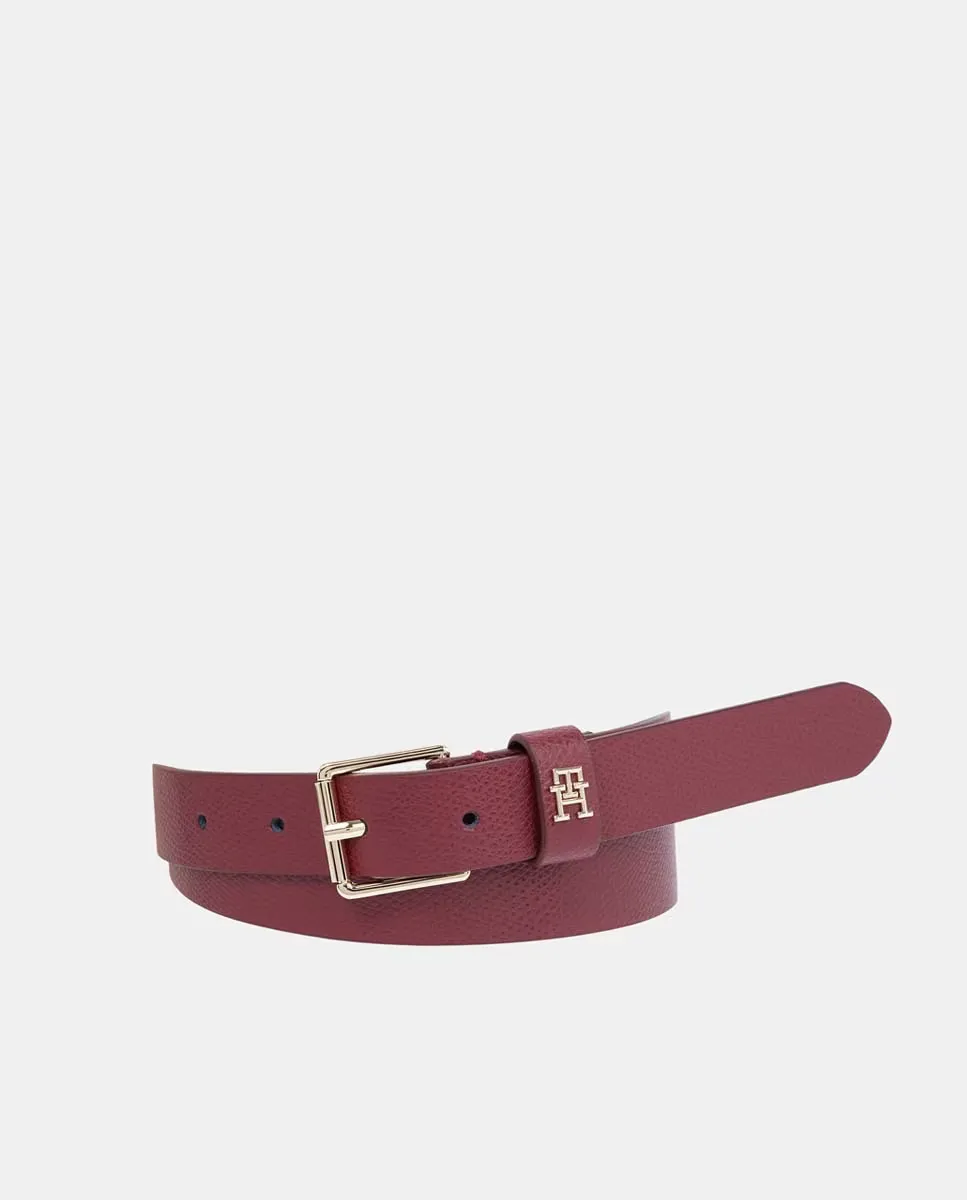 

Ремень Tommy Hilfiger из темно-бордовой кожи