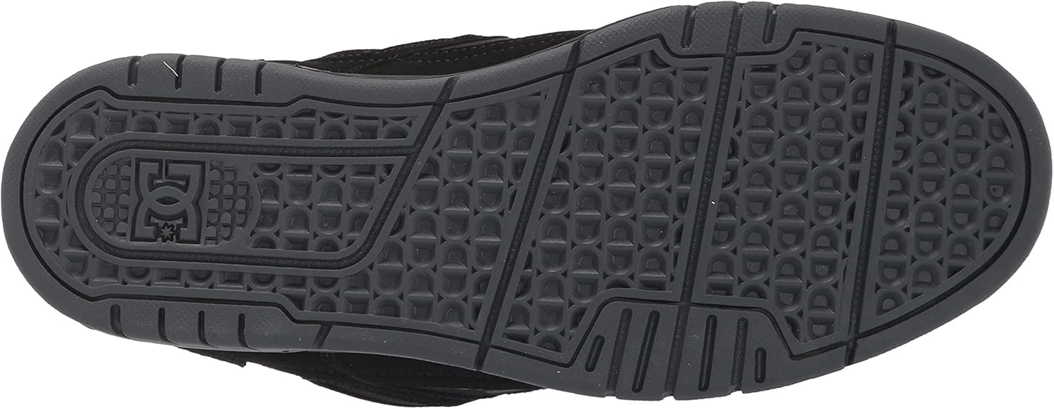 Мужские кеды DC Stag низкие для скейта Dc Shoes, черный/красный/серый — фото 4