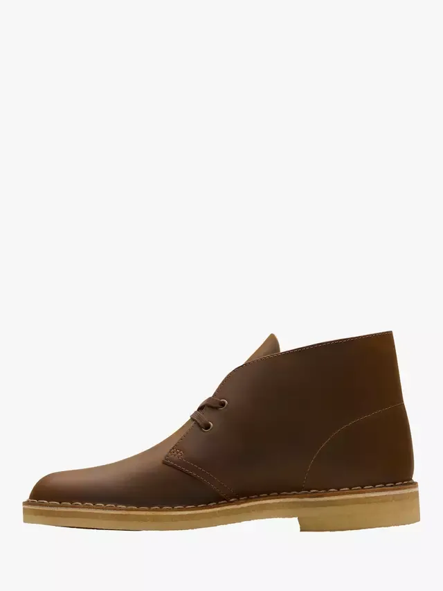Оригинальные кожаные ботинки Desert Boots, обработанные пчелиным воском Clarks — фото 2
