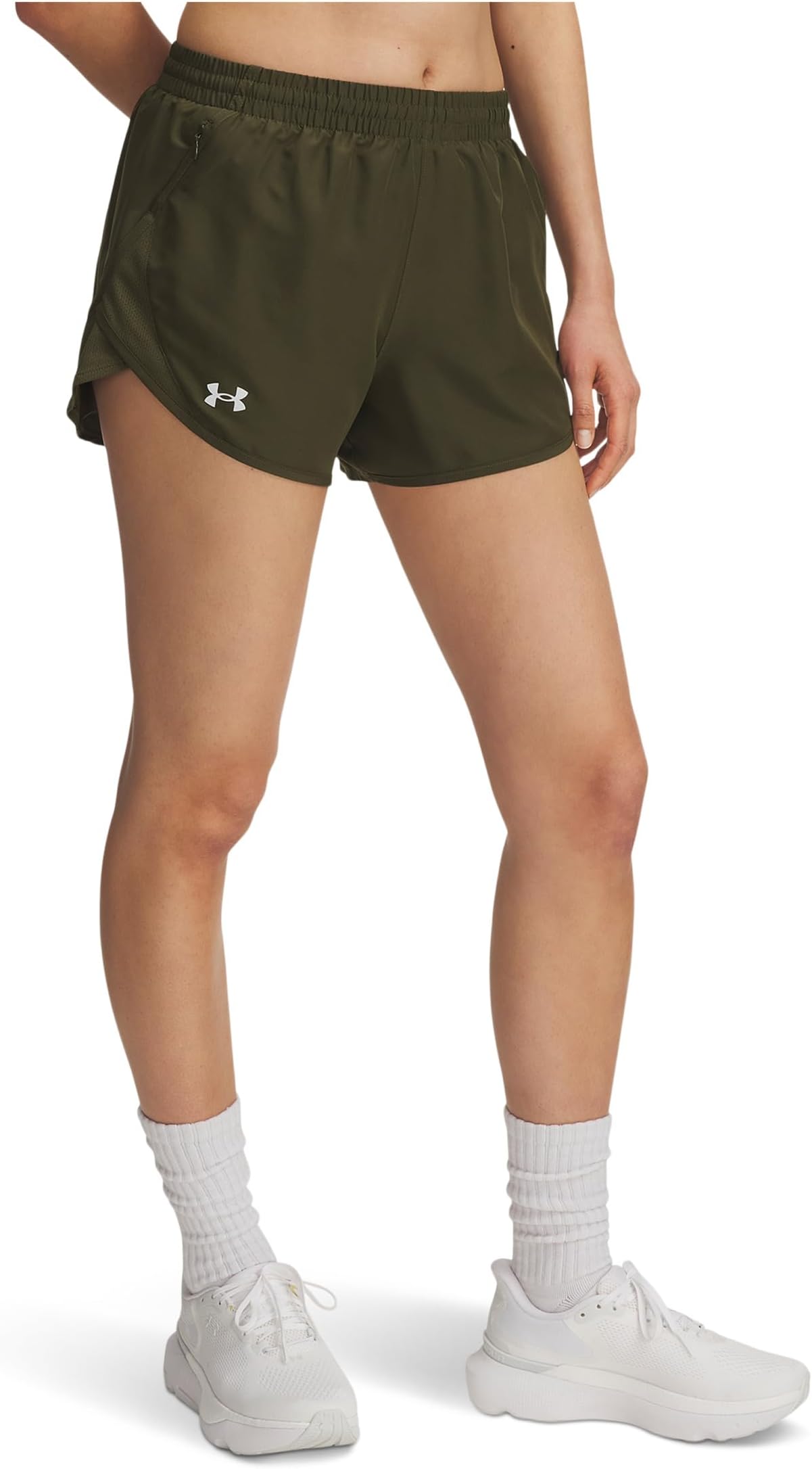 

Шорты Under Armour Fly By Shorts, цвет Expedition Green/Expedition Green/Reflective