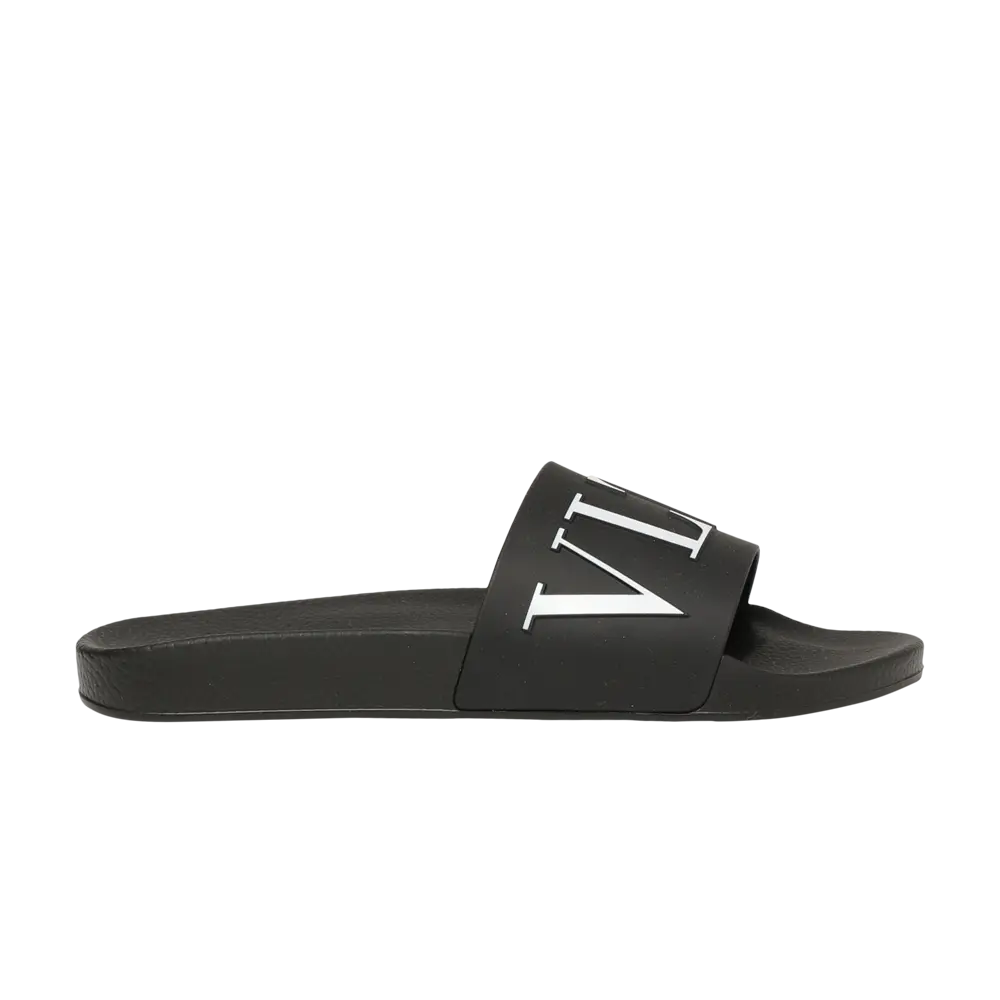 Шлепанцы Valentino VLTN Rubber Slider, черный