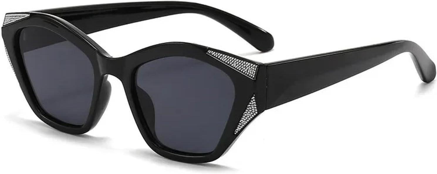 

Женские солнцезащитные очки «Кошачий глаз» с леопардовым принтом, ретро-стиль, роскошные, защита от УФ-излучения UV400. Мужские солнцезащитные очки TVTBBVV, Black White