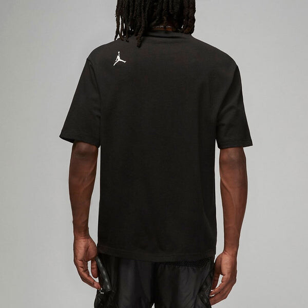 Футболка Air Jordan 23 Engineered Casual Breathable Large Logo Printing Round Neck Short Sleeve Black, черный — фото 4