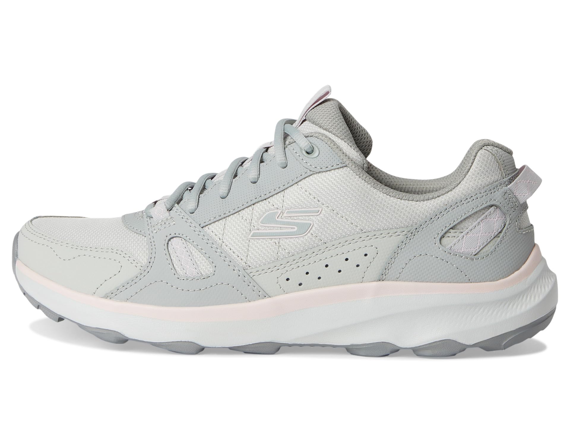 Кроссовки SKECHERS Ridge Oak, цвет Grey/Pink — фото 4