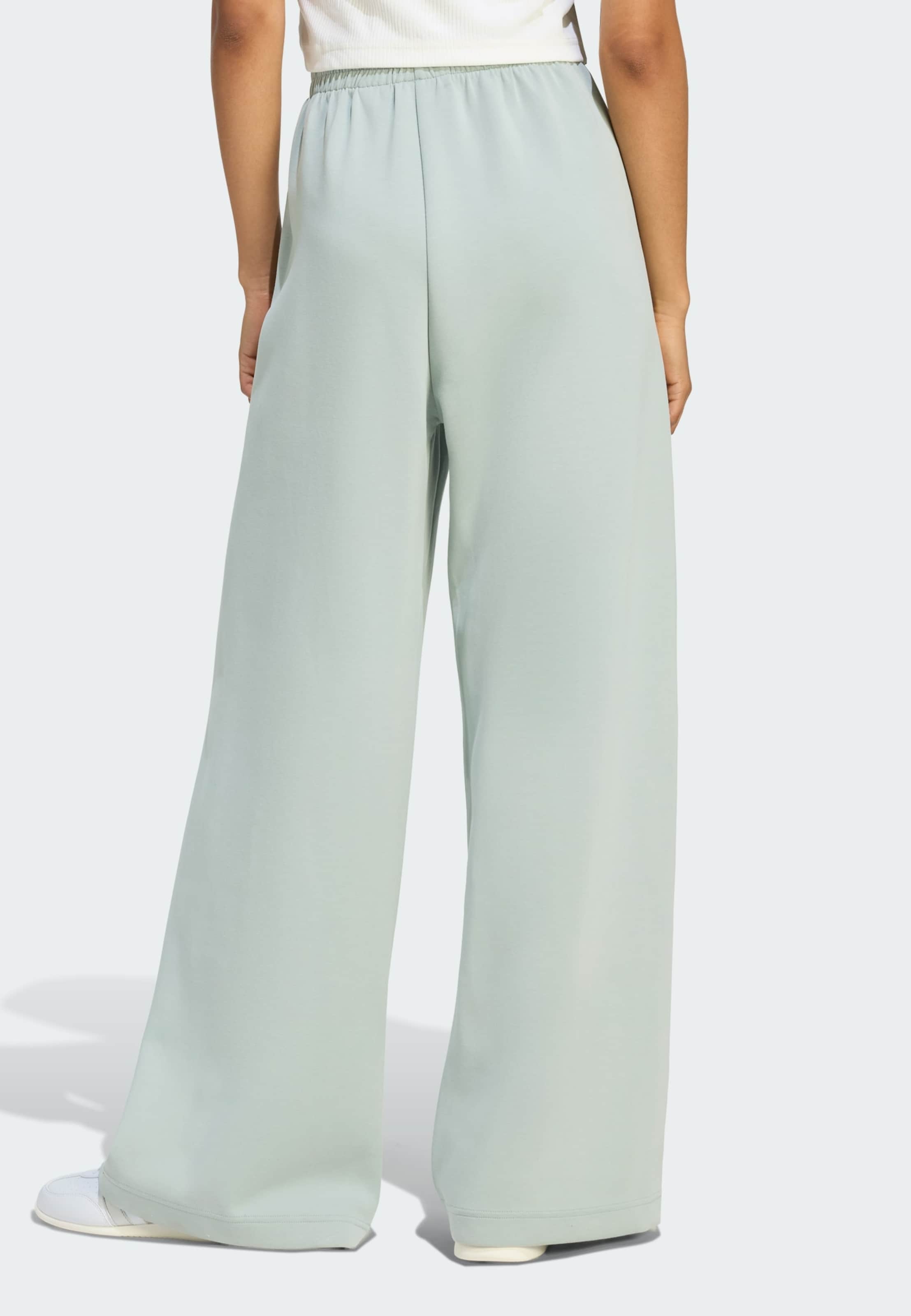 Adidas Sportswear Широкие спортивные штаны 'SOFT LUX STRAIGHT LEG' в цвете Mint — фото 3