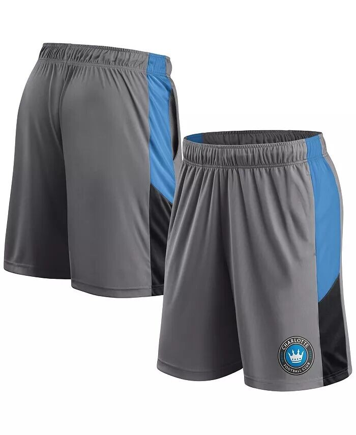 

Мужские серые шорты Charlotte FC Team Fanatics