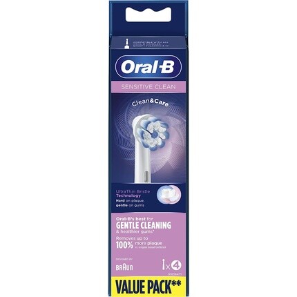 

Oral-B Eb 60-4 4 шт., синяя, белая насадка-кисть, Oral B