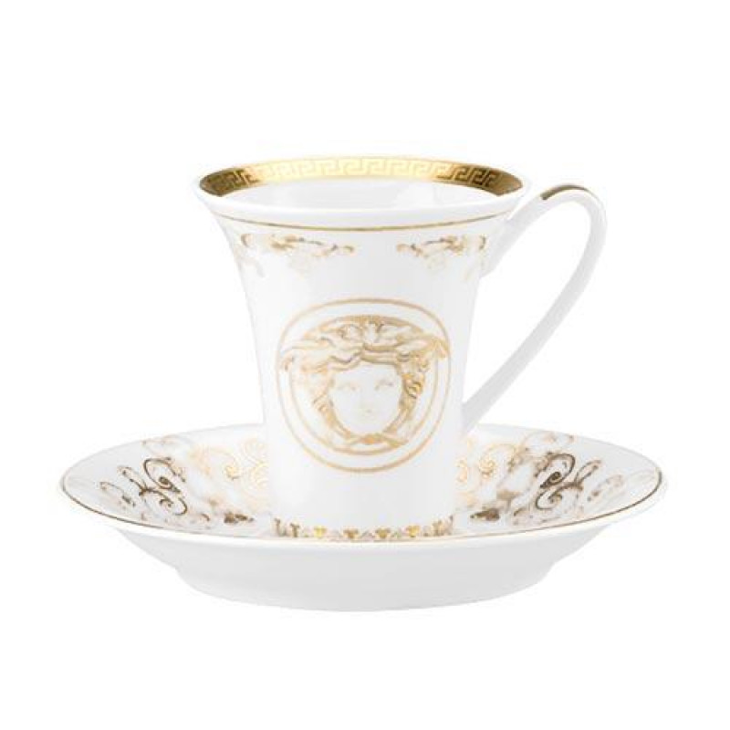 

Rosenthal Versace Medusa Gala Gold Чашка для эспрессо/мокко, 2 предмета 0,09 л Rosenthal meets Versace, золото