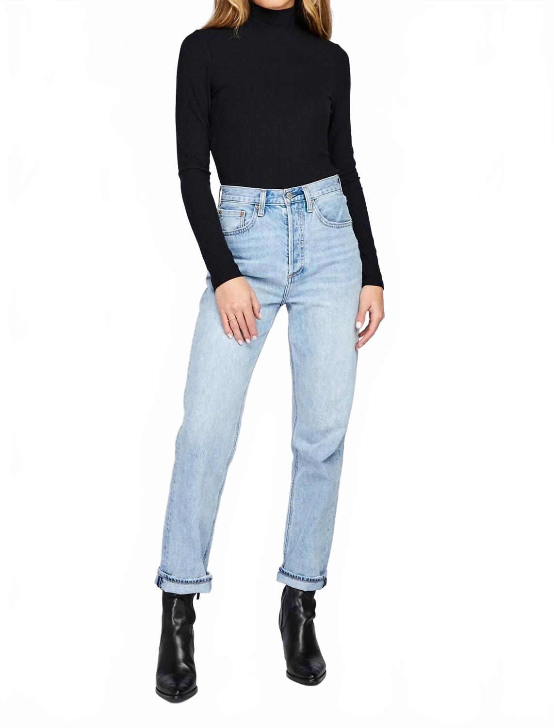 

Водолазка Noah Mock в черном цвете Gentle Fawn