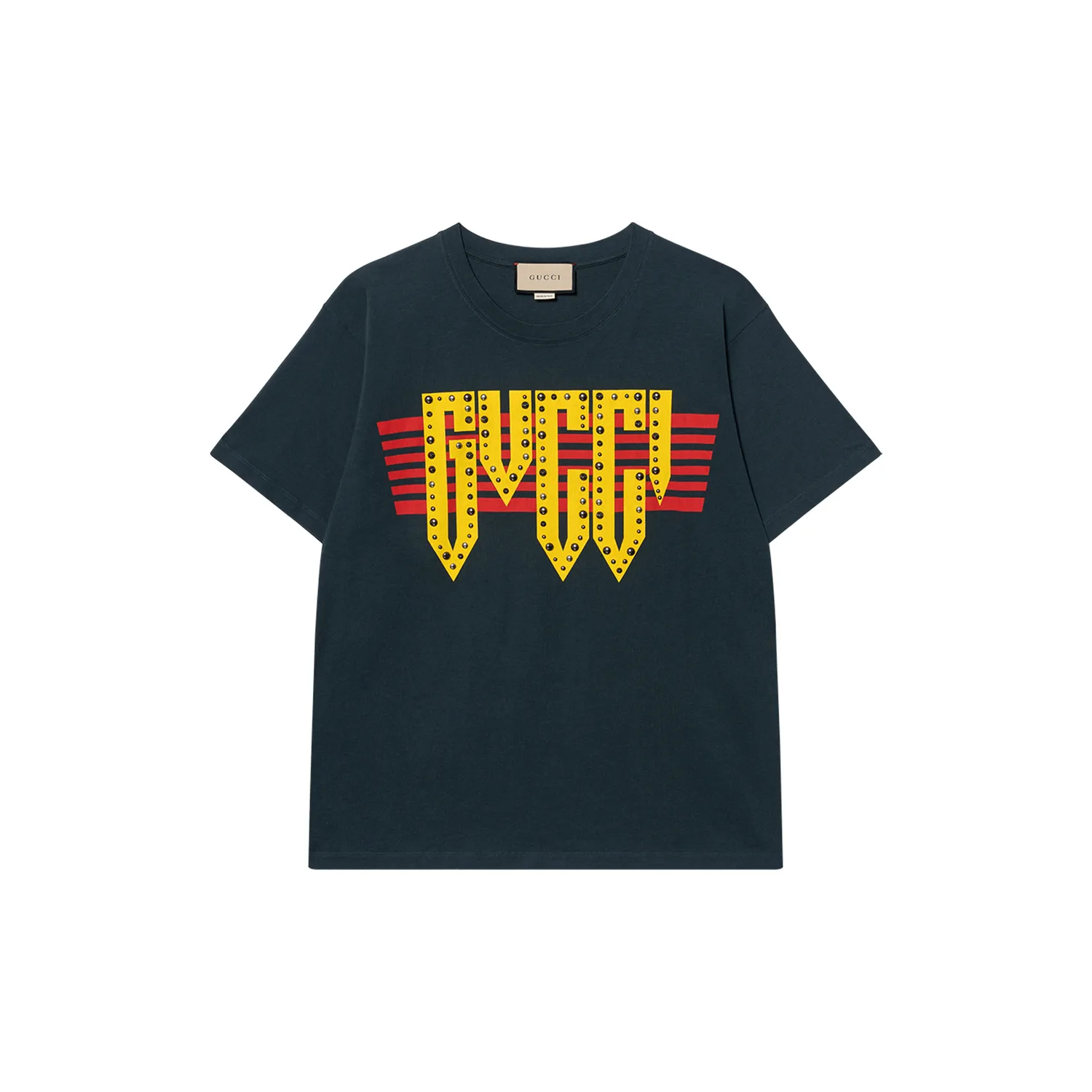 Футболка GUCCI с логотипом, темно-зеленый