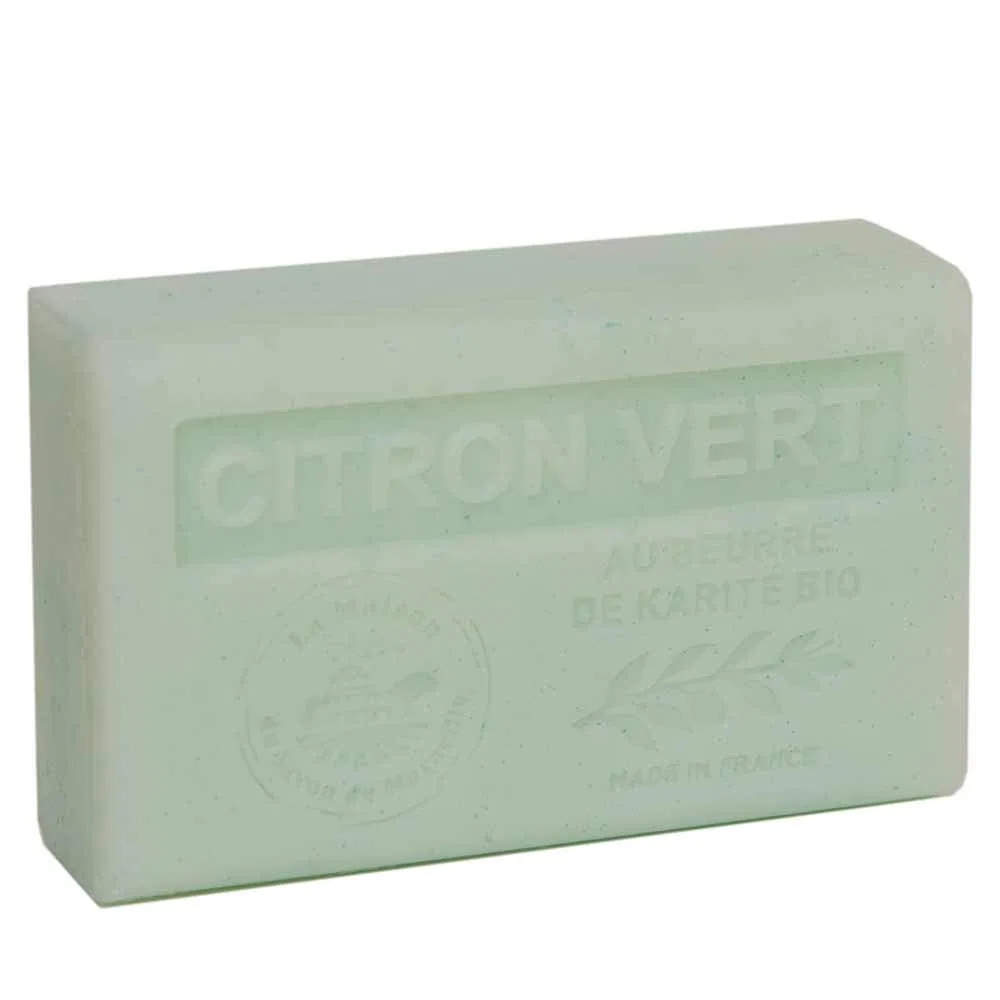 Французское мыло Savon de Marseille с ароматом лайма La Maison Du Savon