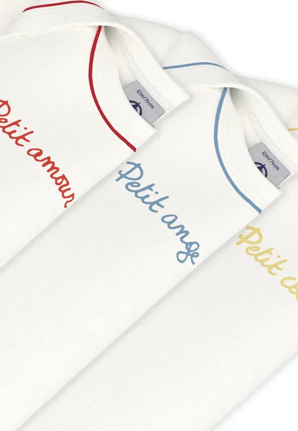 Набор из 3 боди Petit Bateau, белый — фото 3