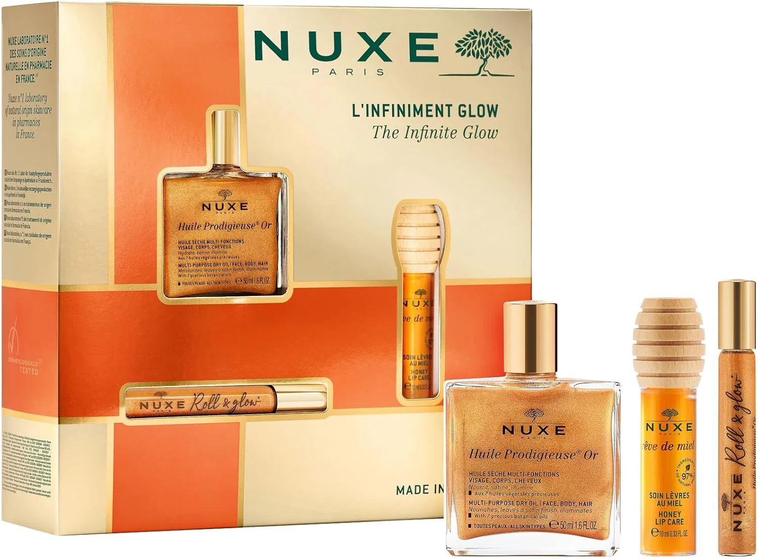 Набор для укладки волос Nuxe Prodigee Gold Collection Kit 50 мл — фото 2