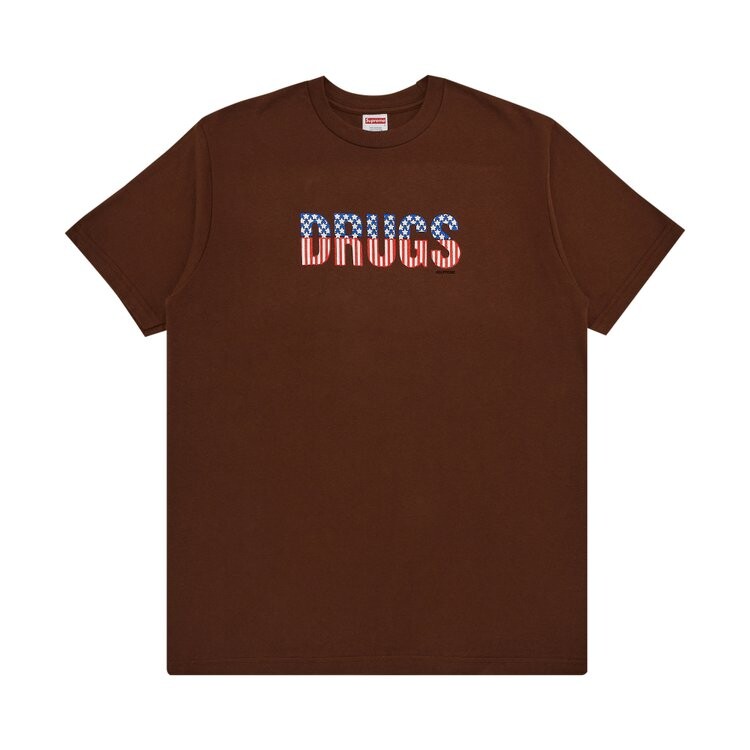 

Футболка Supreme Drugs Tee, коричневый