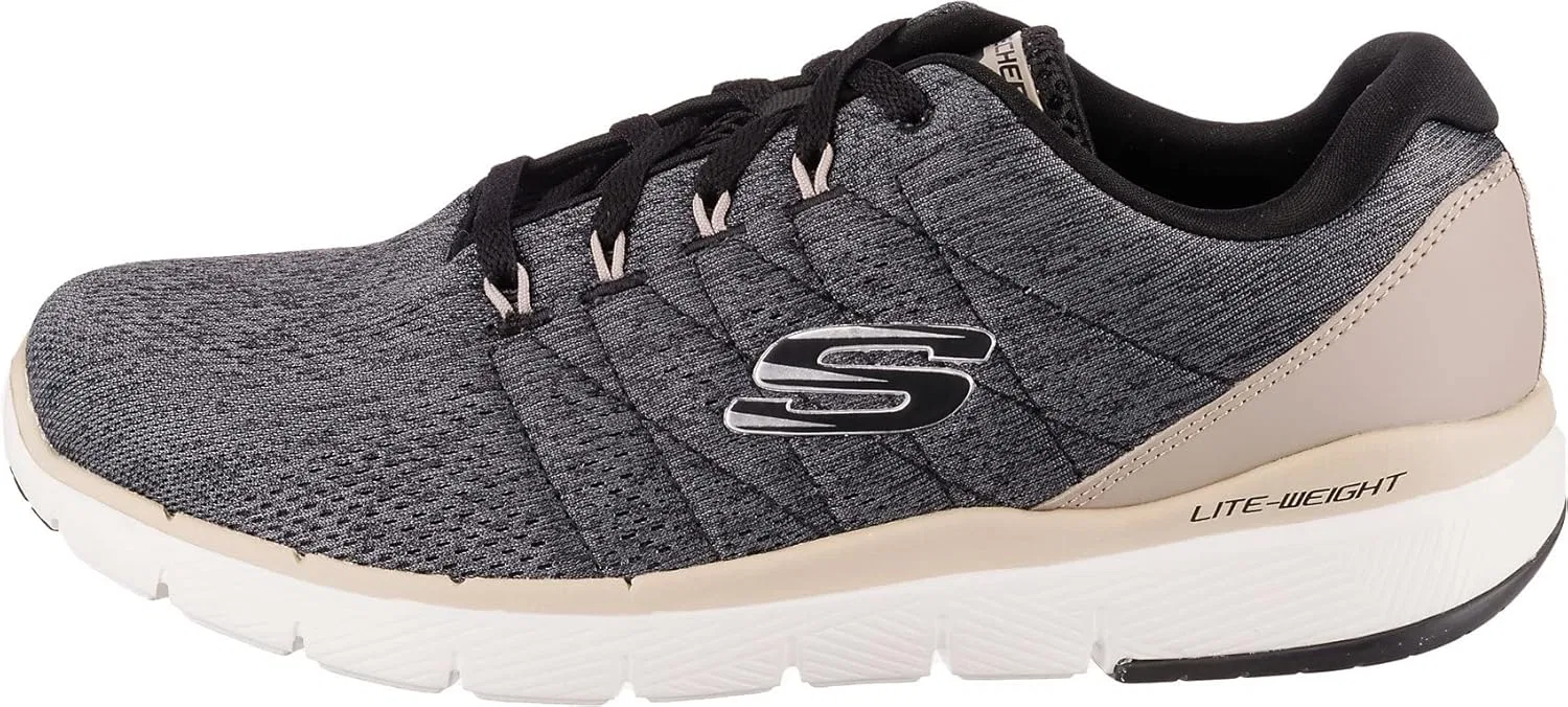Мужские кроссовки Skechers Flex Advantage 3.0 Stally, Black Mesh Trim — фото 2
