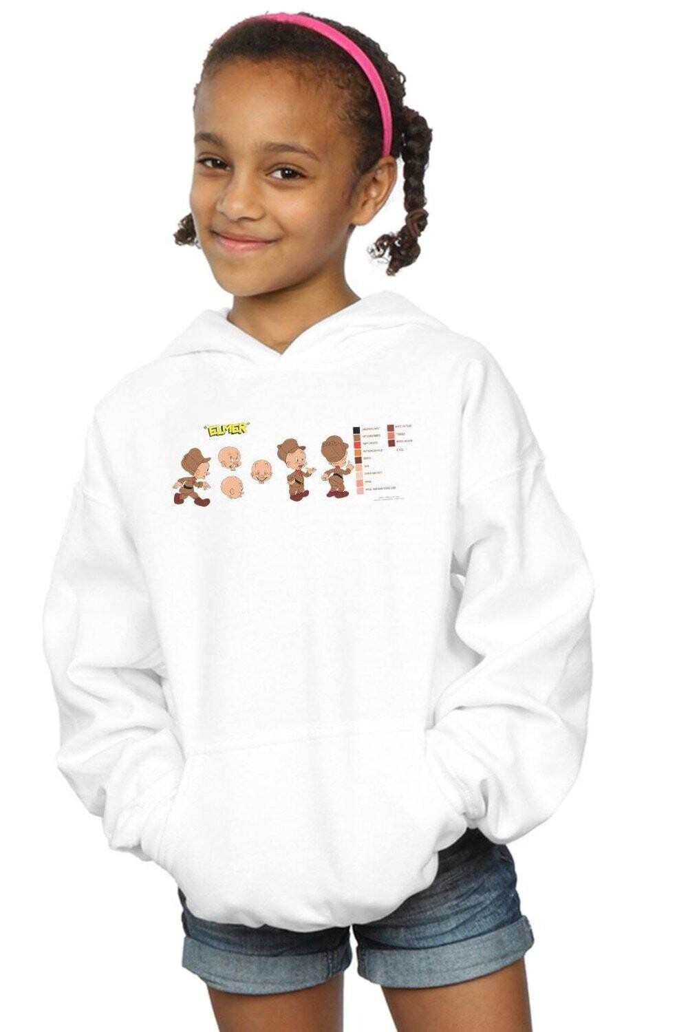 

Толстовка Elmer Fudd Color Code Looney Tunes, белый