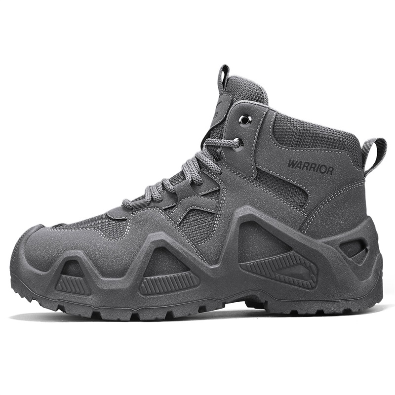 

Ботинки PU Short Combat мужские WARRIOR, серый