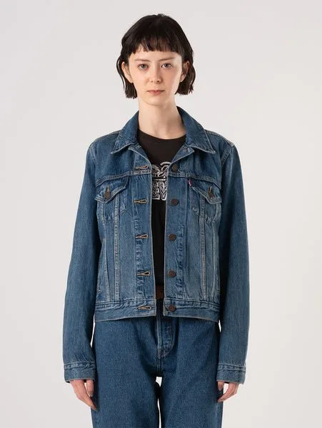 Куртка дальнобойщика TYPE III Levi's, Medium Indigo - Worn In