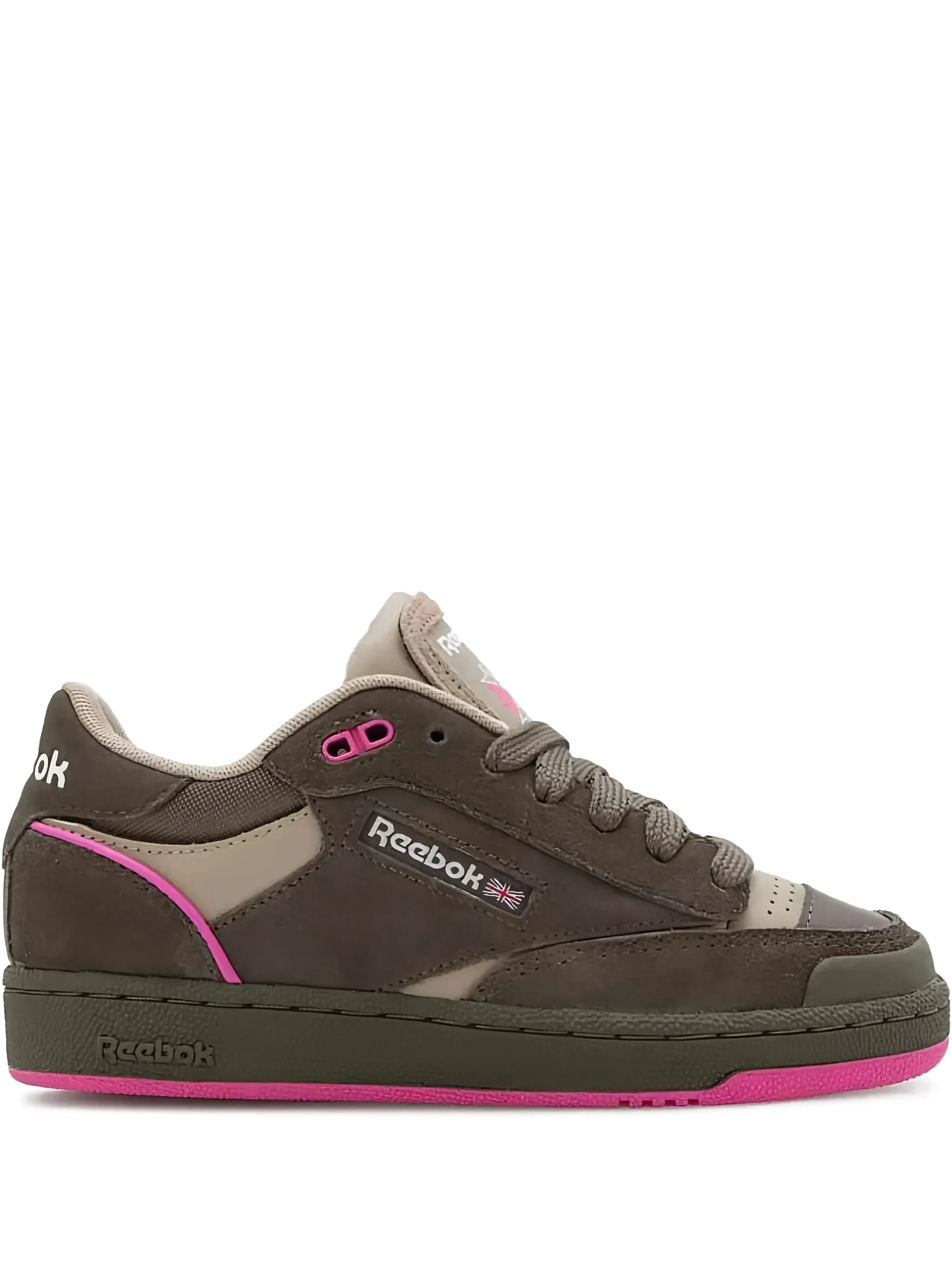 

Кроссовки Club C Bulc Grout/Boulder Beige/Laser Reebok, коричневый