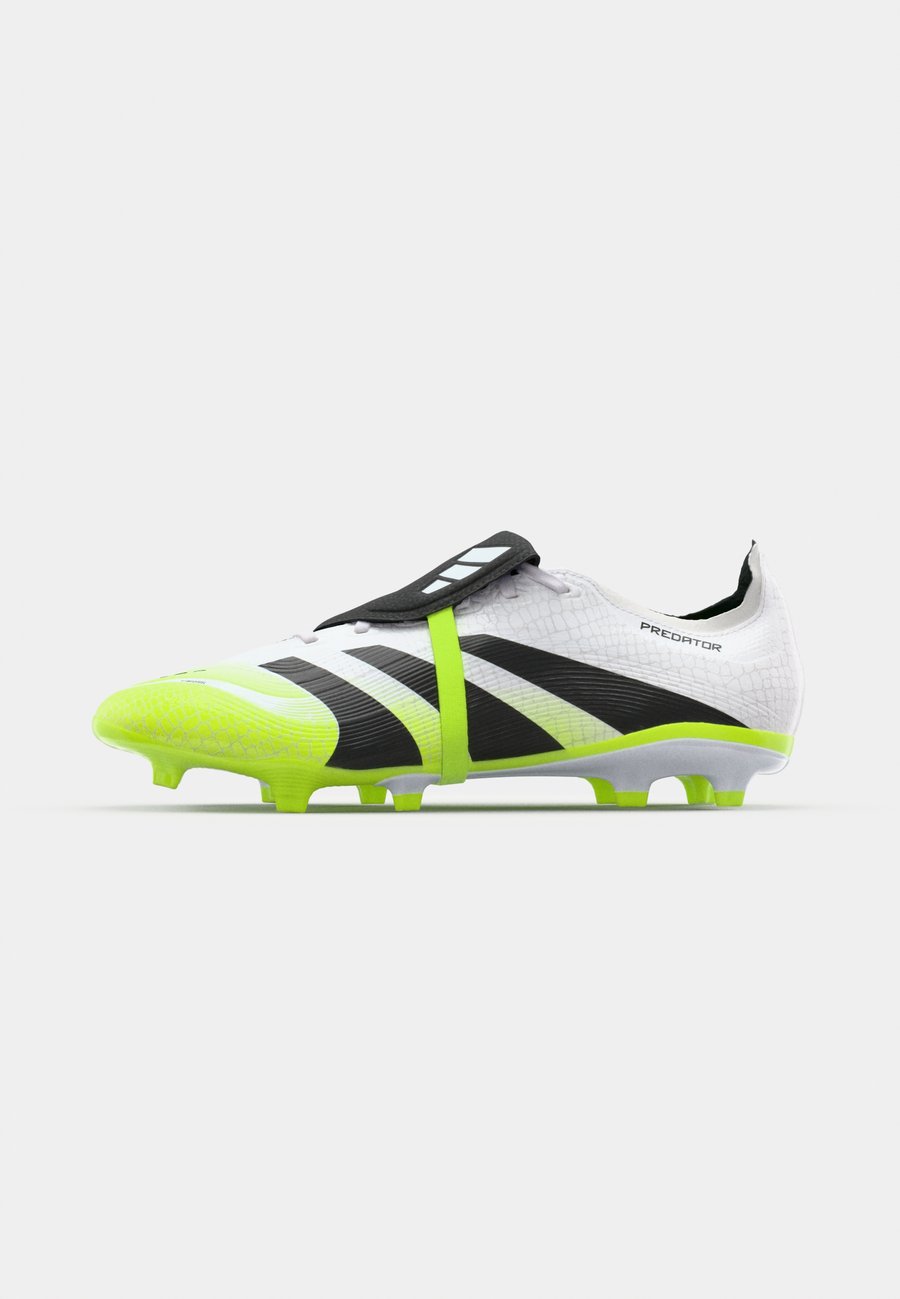 Кроссовки Adidas Performance PREDATOR LEAGUE FOLD-OVER TONGUE FIRM GROUND/MULTI GROUND FOOTBALL BOOTS, Footwear White/Core Black/Lucid Lemon/White — фото 2