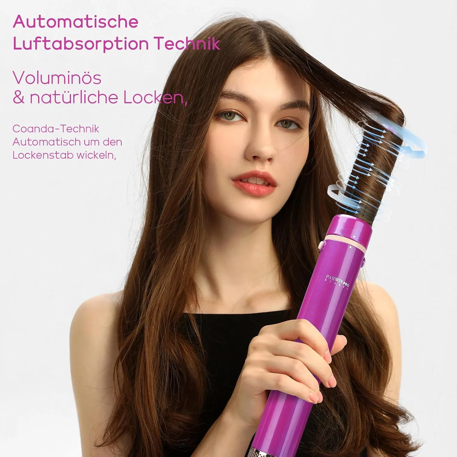 Набор для укладки волос PARWIN PRO BEAUTY MaxAIR Styler 5-в-1 Parwin Pro Beauty, Red — фото 4