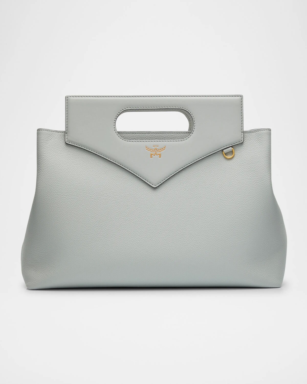 

Кожаная большая сумка Milla Diamond Mcm, цвет Ice Grey