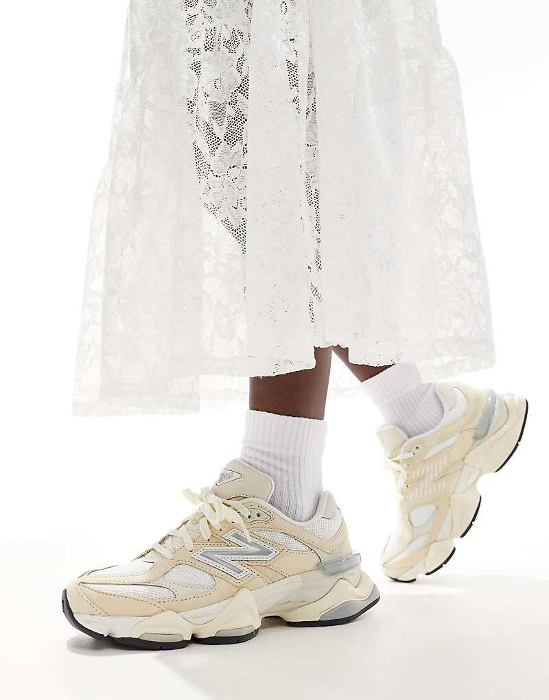 

New Balance – 9060 – Кроссовки бежевого цвета, Бежевый, New Balance – 9060 – Кроссовки бежевого цвета