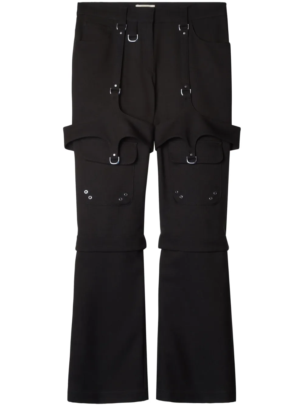 

Брюки карго с пряжками OFF-WHITE, черный