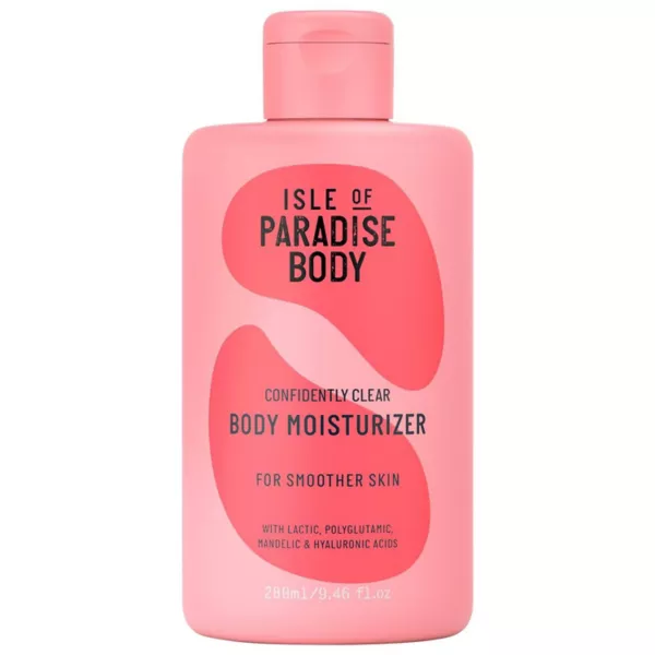 

Увлажняющий крем для тела Confidently Clear с молочной и гиалуроновой кислотами Isle Of Paradise