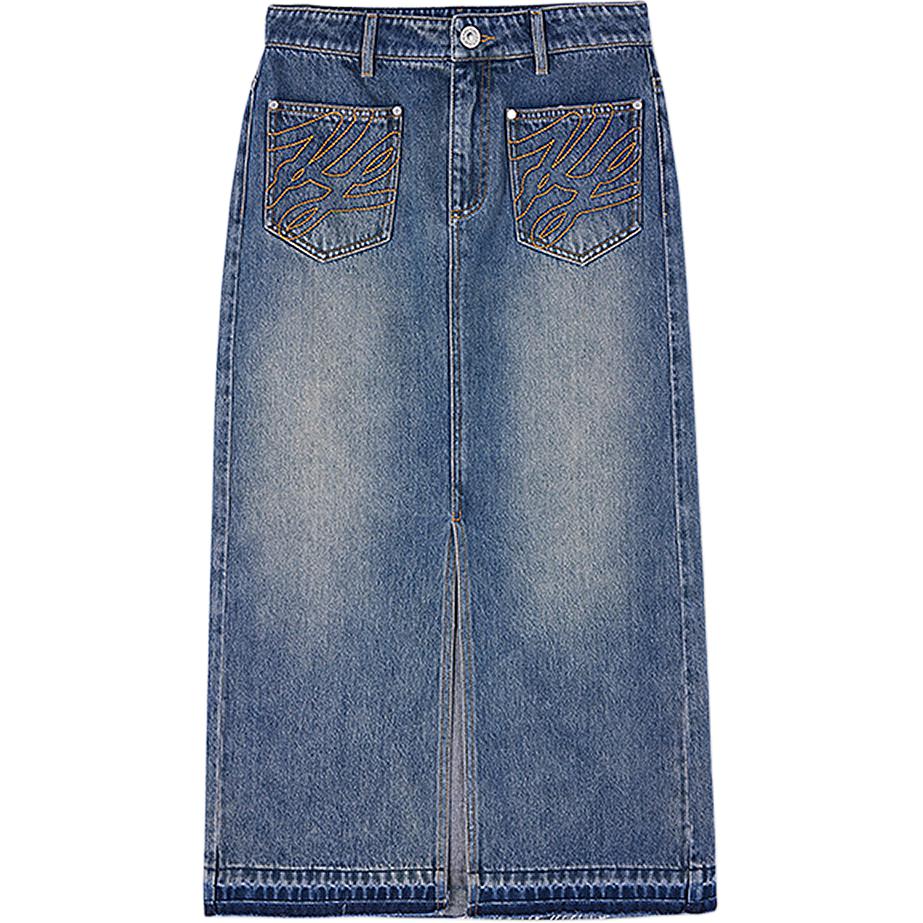 

Юбка длинная джинсовая Karl Lagerfeld FW25 KARL LAGERFELD / Karl Lagerfeld Jeans, синий