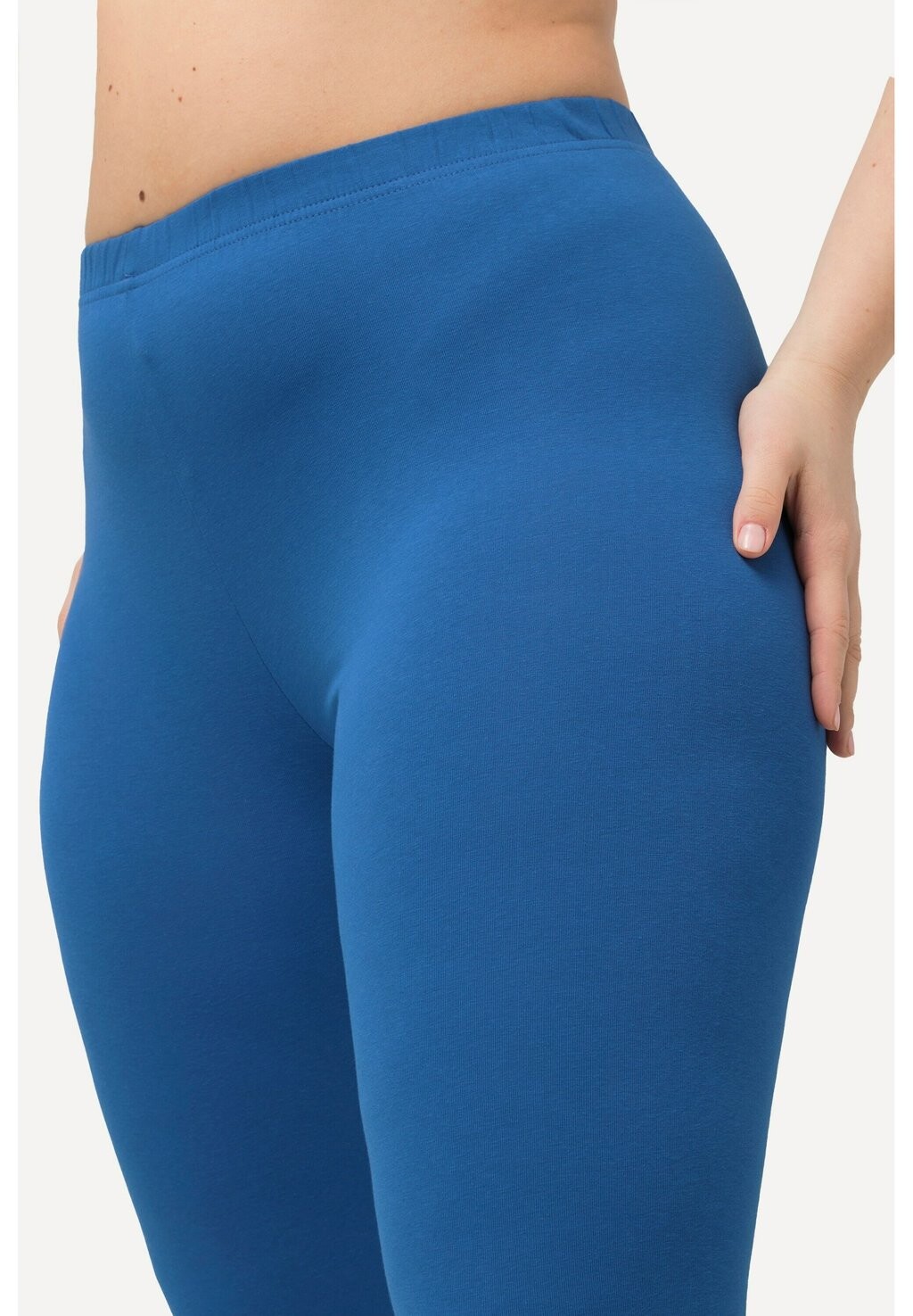 

Леггинсы ENGANLIEGENDE SKINNY RUNDUM-GUMMIBUND Leggings Ulla Popken, синий