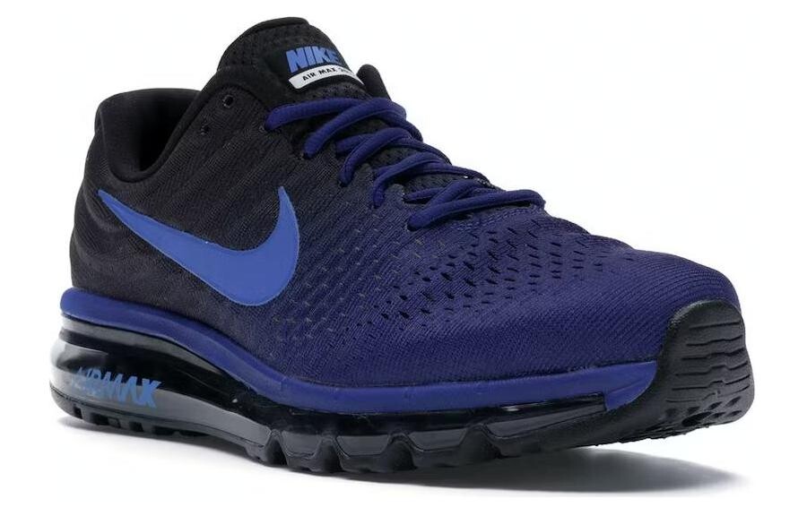 Мужская повседневная обувь Nike Air Max 2017, Blue with Black Lettering — фото 3