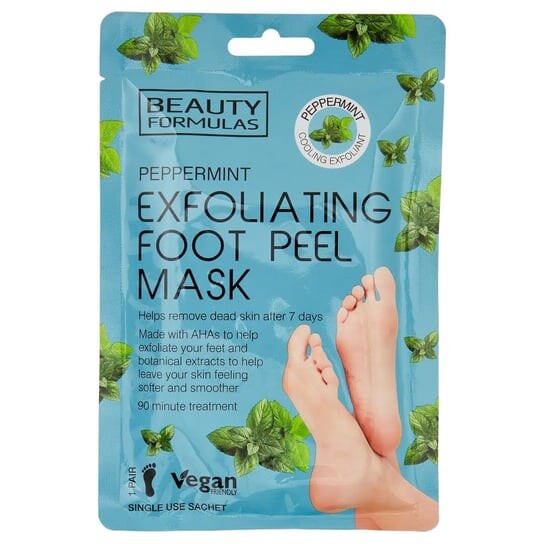 

Отшелушивающая маска-пилинг для ног, мята, 1 пара Beauty Formulas