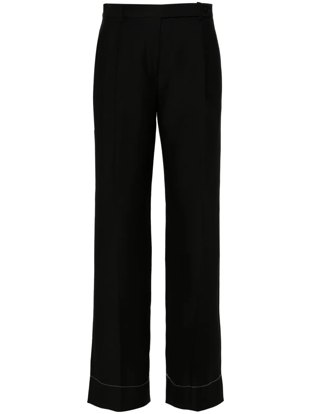 

Брюки широкого кроя Brioni, черный
