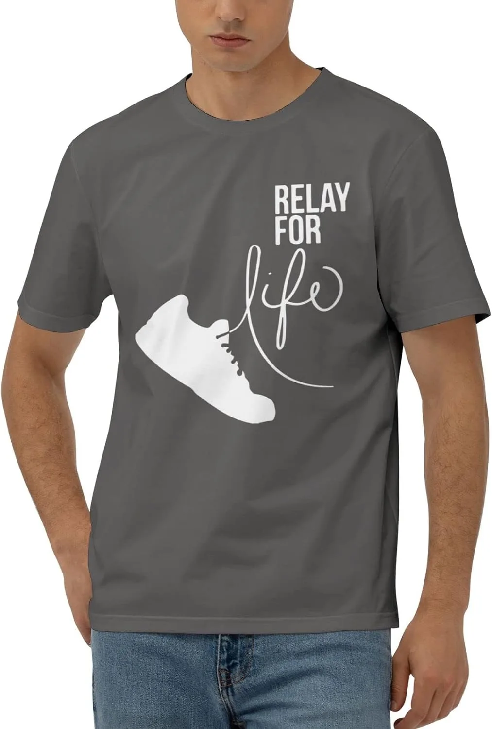 

Футболка Relay for Life Run мужская с коротким рукавом JYEXSEIZ