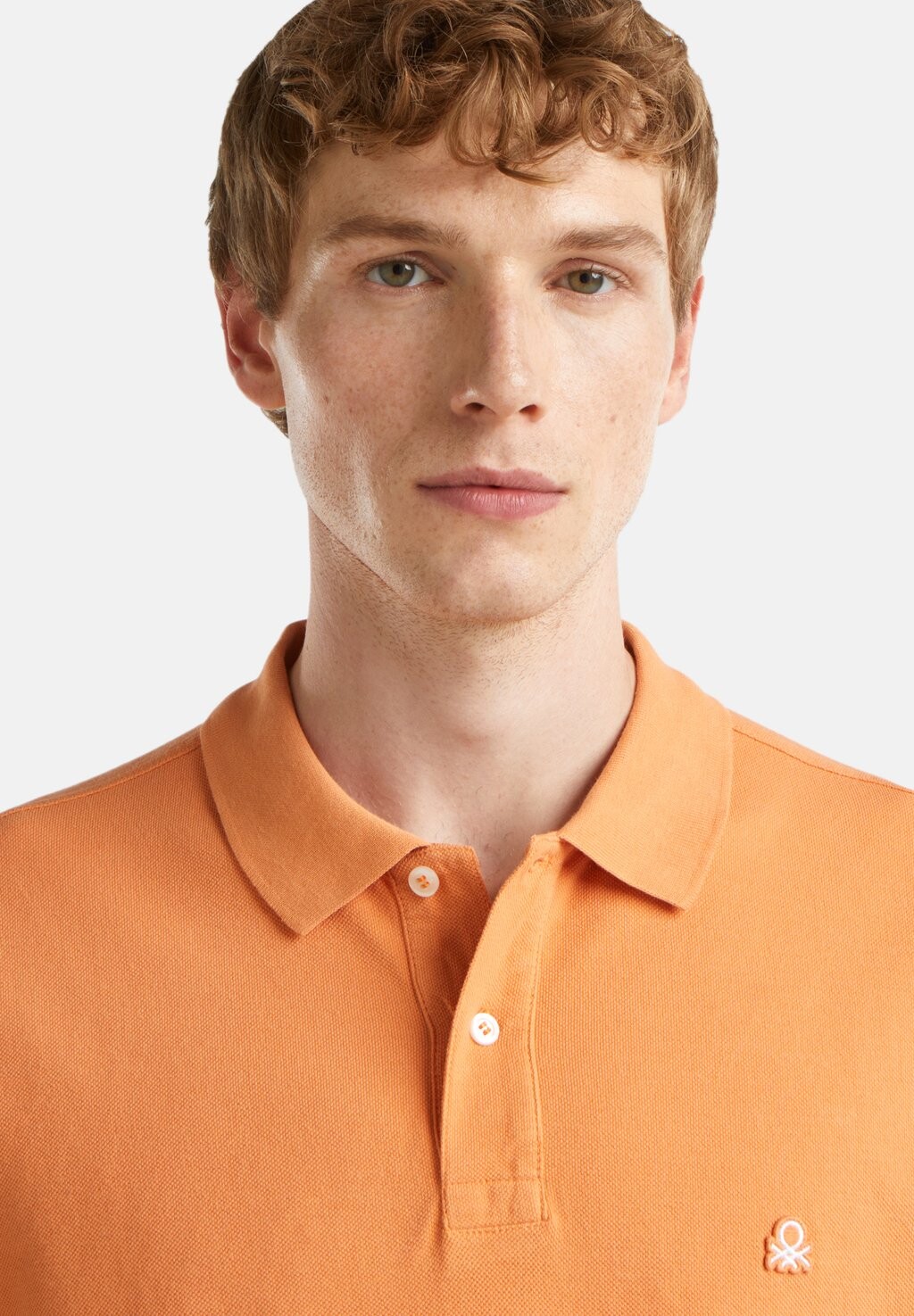 

Рубашка поло REGULAR FIT United Colors of Benetton, оранжевый