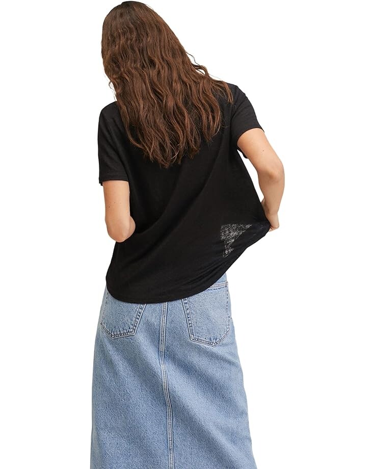 

Футболка MANGO Lisino T-Shirt, черный