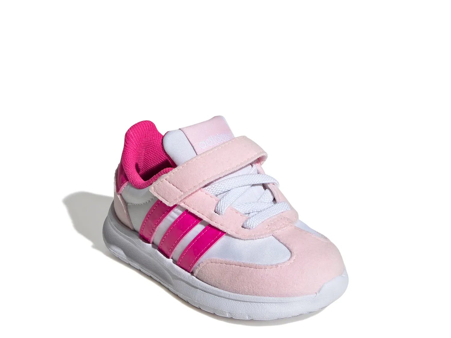 

Кроссовки adidas Run 70s 2.0 Sneaker - Toddler, белый/розовый