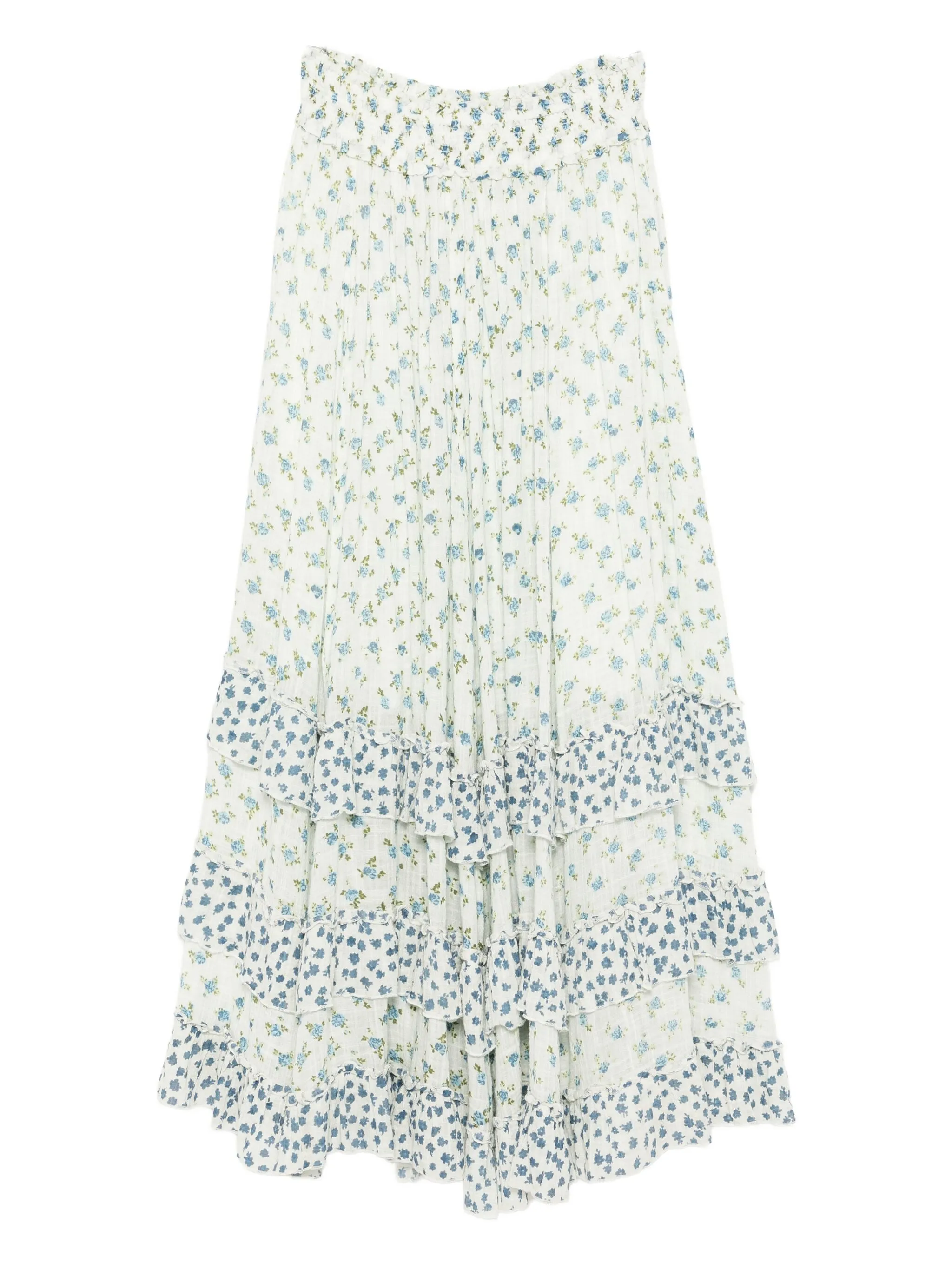 

Юбка с цветочным принтом Free People, нейтральный